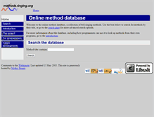 Tablet Screenshot of methods.ringing.org